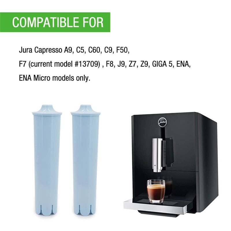 PUREUP Replacement for JuraÂ® Water Filter, Compatible with Claris Blue CapressoÂ® Clearyl Coffee Water Filter, 4 pack - Image 2